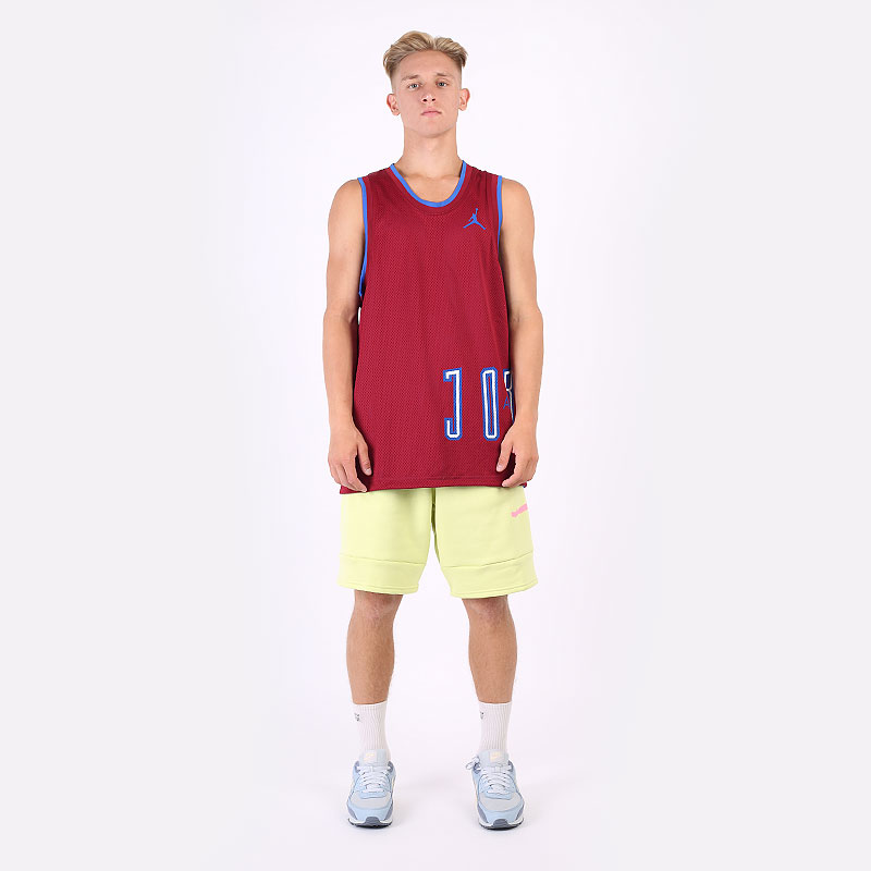 мужская бордовая майка Jordan Sport DNA Jersey DA7234-677 - цена, описание, фото 7